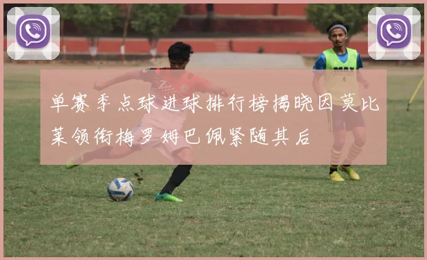单赛季点球进球排行榜揭晓因莫比莱领衔梅罗姆巴佩紧随其后